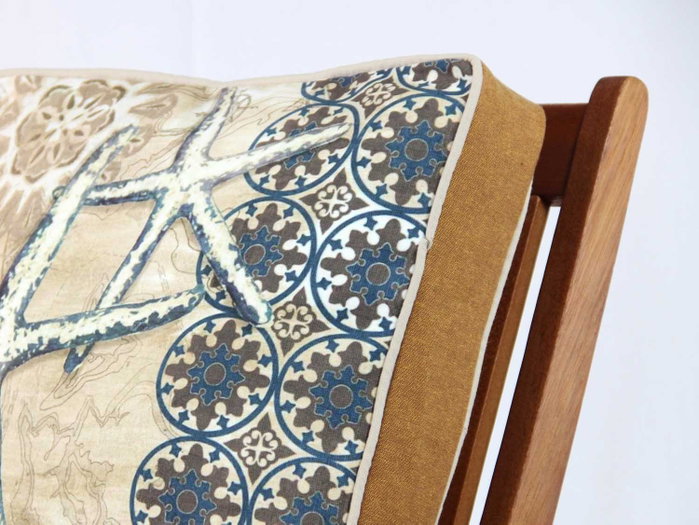 Aberto Design Cojín YM1153 Multicolor 42 x 42 cm